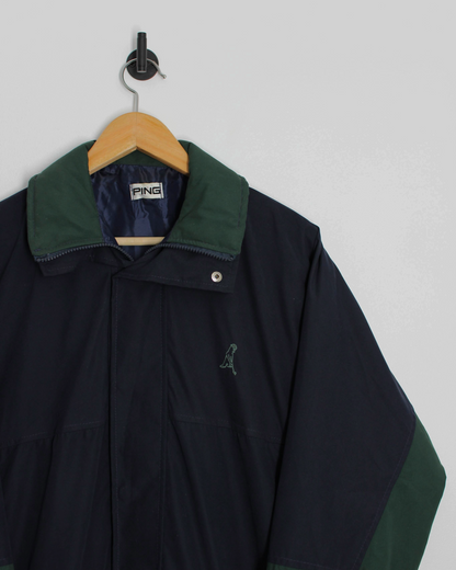 90s Ping Navy/Green Full Zip Jacket (XS)