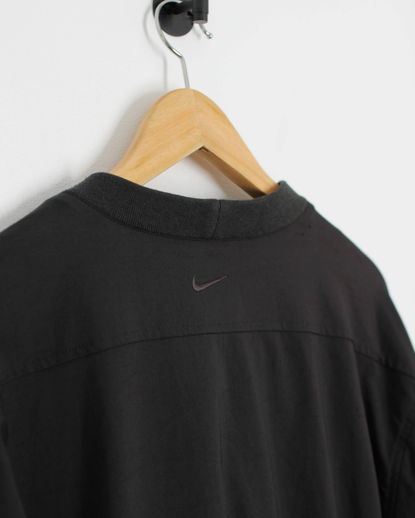 90s Nike Tiger Woods Yin Yang Black Crewneck Windbreaker (L)
