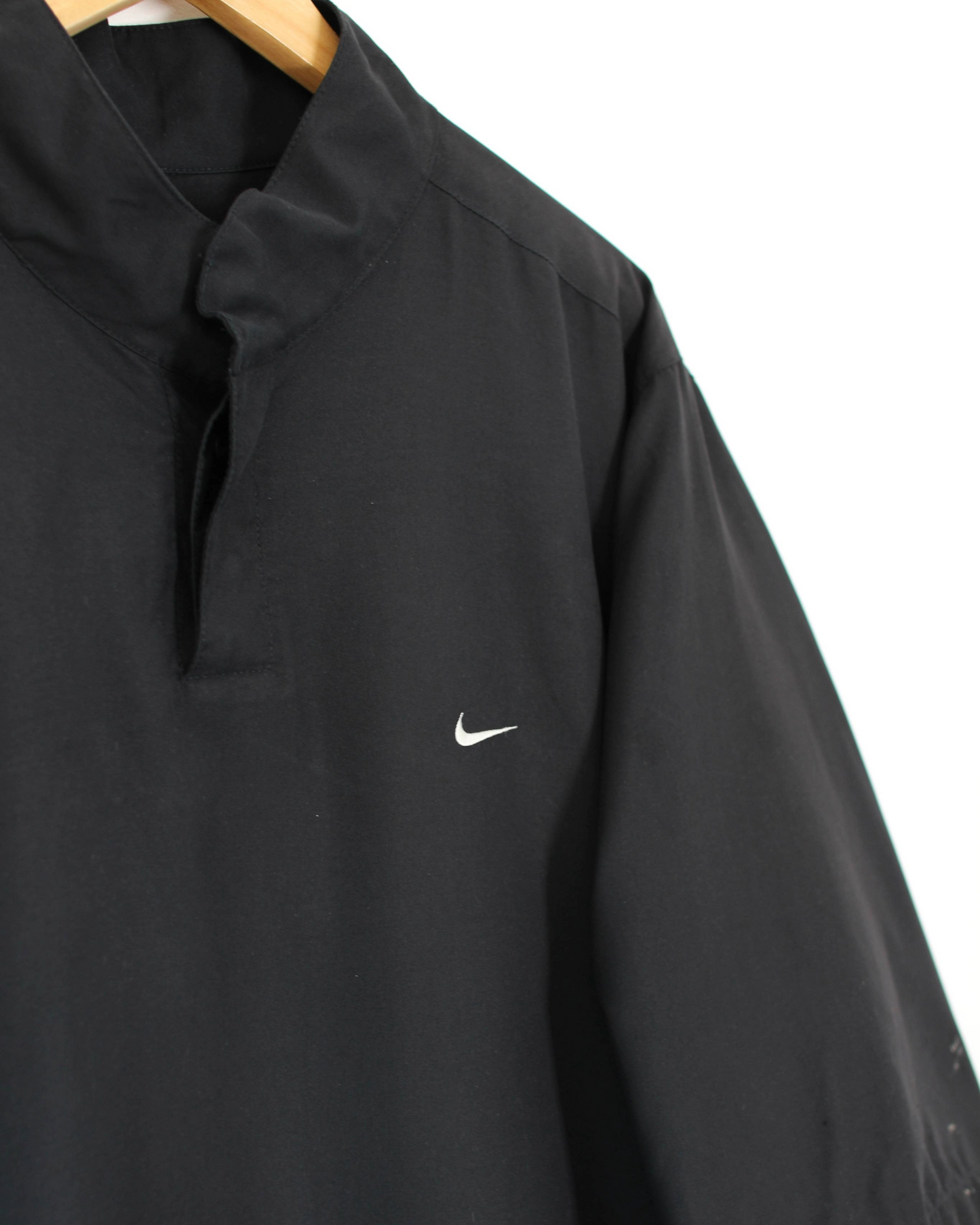 00s Nike Black Short Sleeve Windbreaker (L)