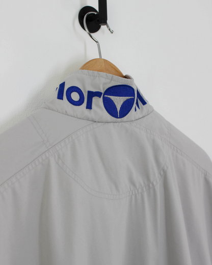 90s TaylorMade Grey/Blue Quarter Zip Jacket (L)