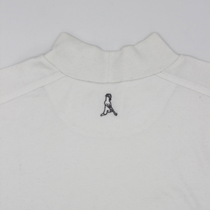 Ping White Mock Neck Golf Shirt (M)