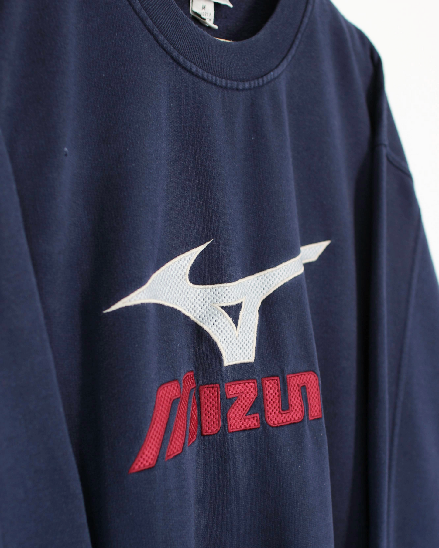 00s Mizuno Navy/Red Crewneck Sweatshirt (S/M)