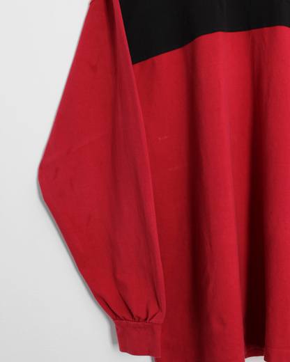 90s Tiger Woods Yin Yang Long Sleeve Mock Neck Golf Top (XL)