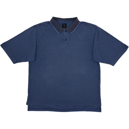 Nike Blue/Black Striped Polo-Shirt (M)