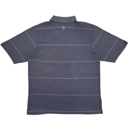 Nike Tiger Woods Grey Striped Polo-Shirt (L)