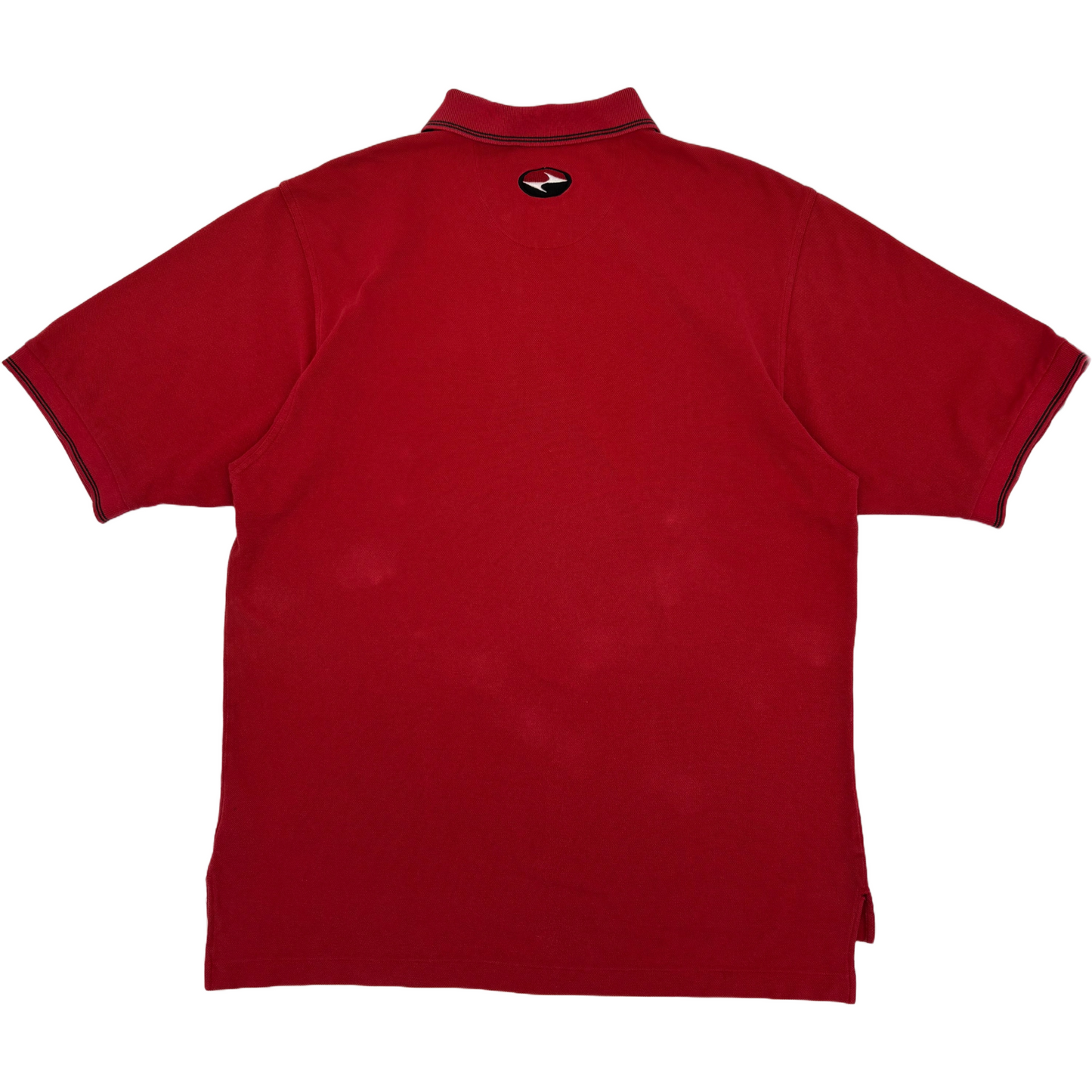 Nike Tiger Woods Yin Yang Red Zipped Polo-Shirt (M)