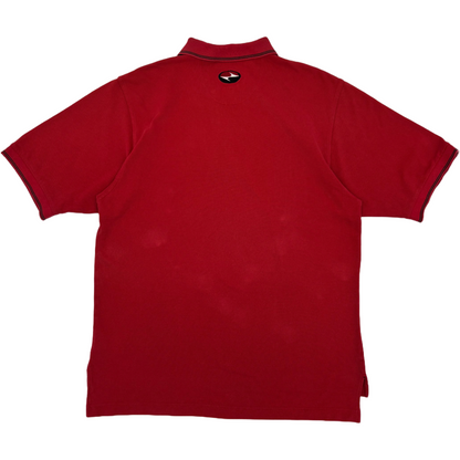 Nike Tiger Woods Yin Yang Red Zipped Polo-Shirt (M)