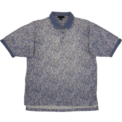 Nike Abstract Purple/Blue Camo Polo-Shirt (L)