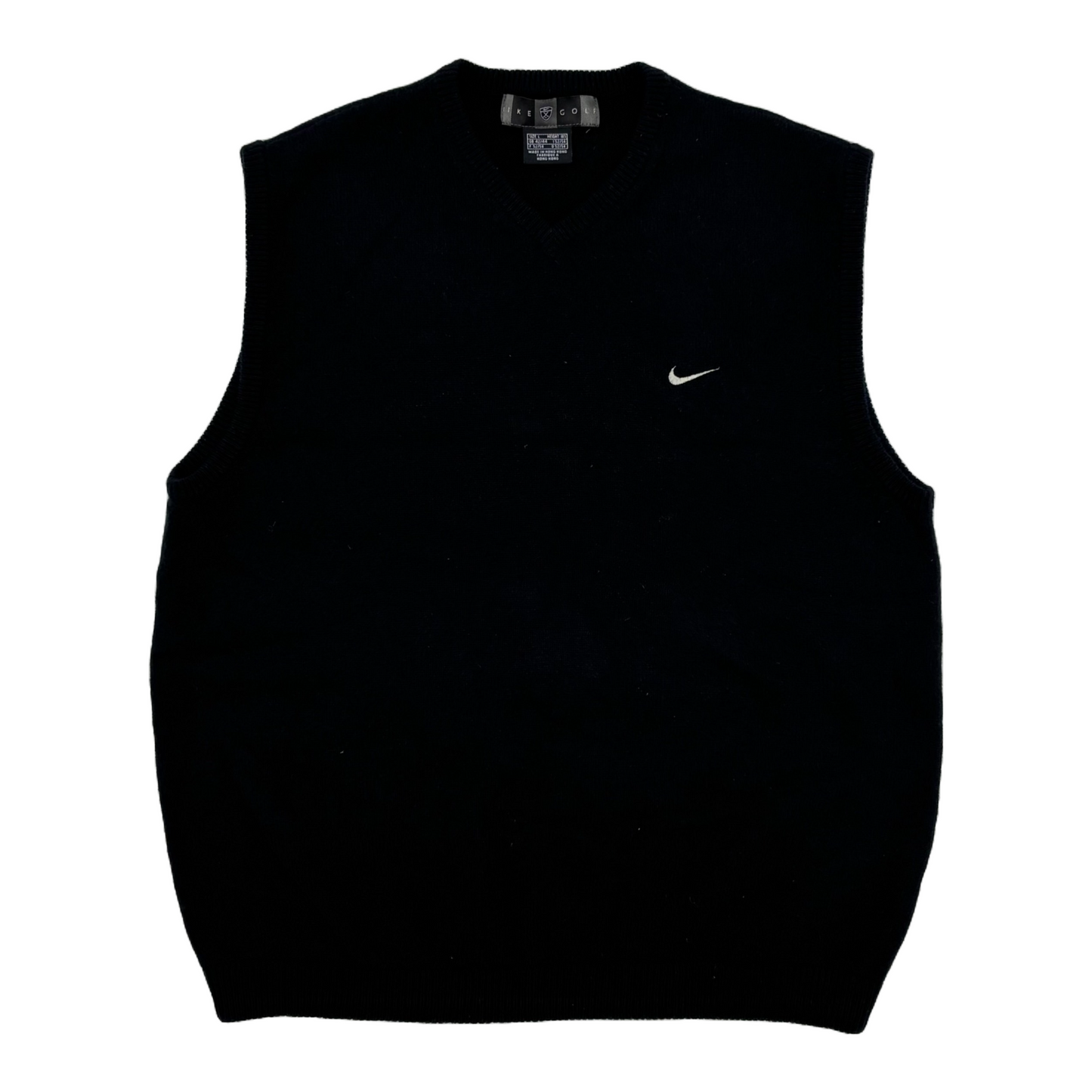 Nike Black Lambswool Golf Vest (L)
