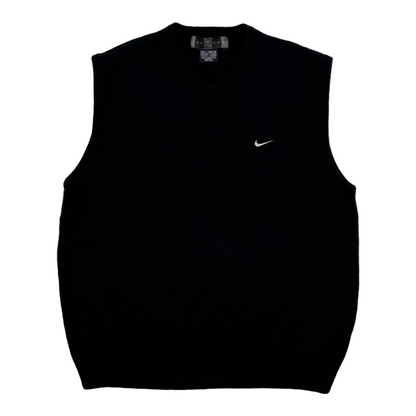 Nike Black Lambswool Golf Vest (L)