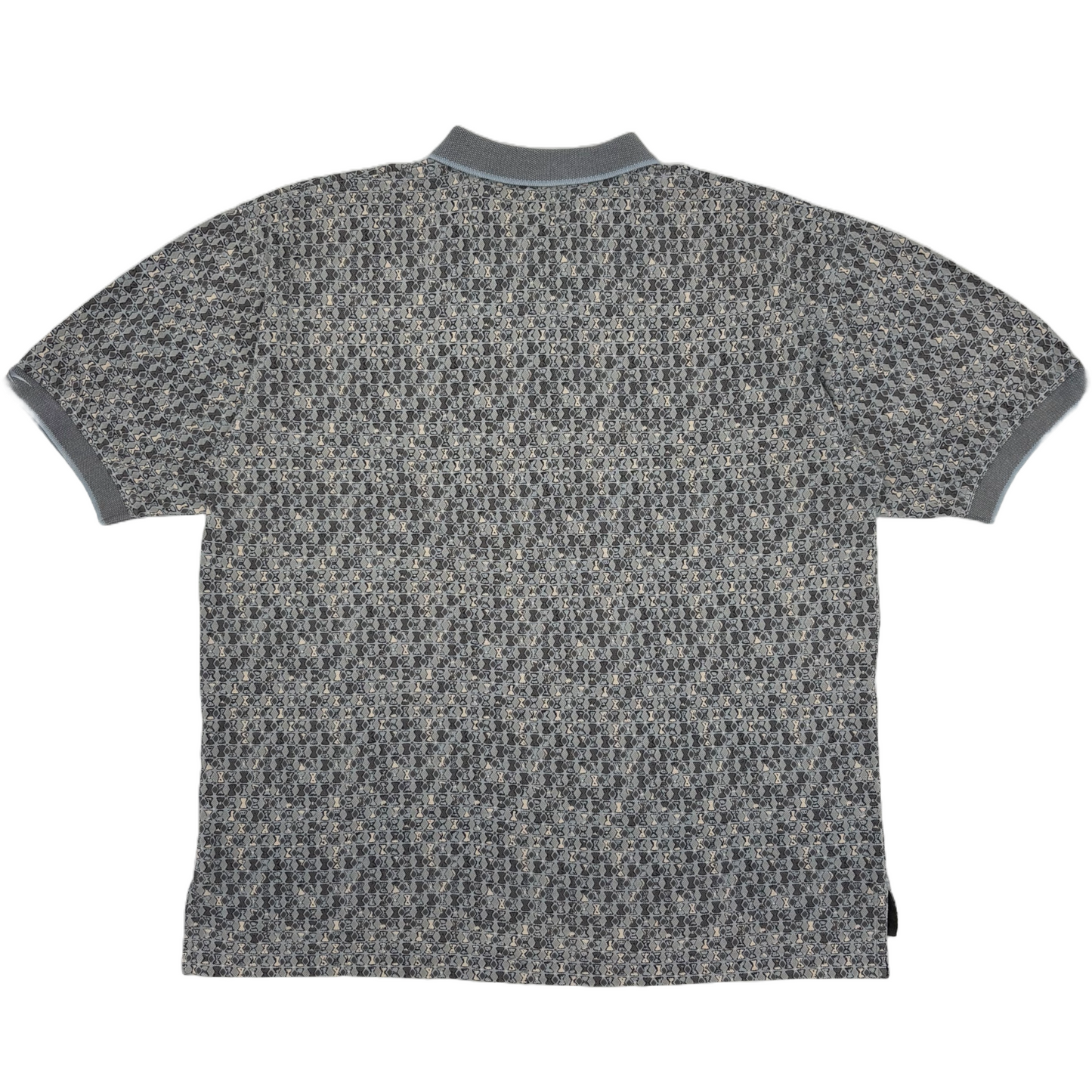 Reebok Grey Abstract Polo-Shirt (L)